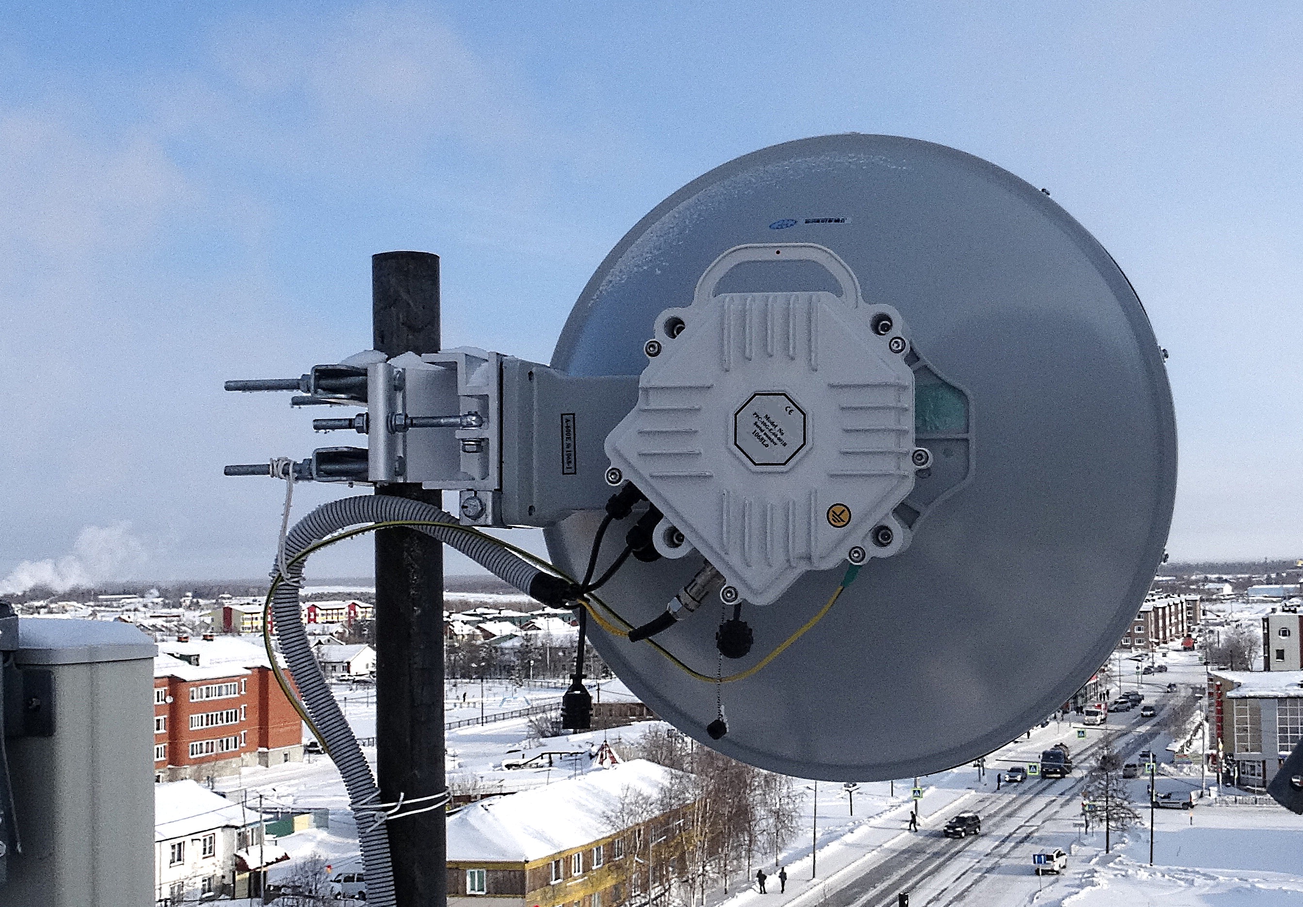 PPC-10G-E Radio installed at 15 km Trace for NOVATEK in Northern Siberia