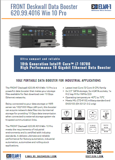 ELVA-1 MobiBridge 10G 60GHz radiolink 10 Gbps for V2X/V2N