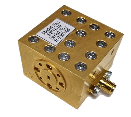 SPST-10 Switch for Full WR-10 Waveguide Band 75 to 110 GHz - Millimeter ...