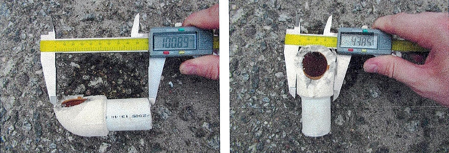 Example of a plastic debris on a runway for FOD radar detection