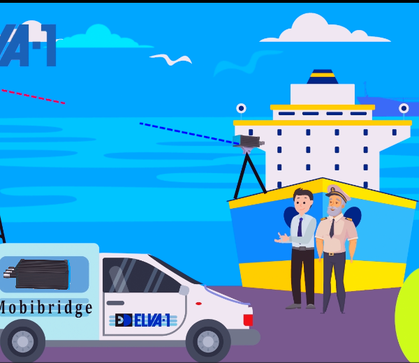 Ship-to-shore 10-gigabit wireless connectivity with MobiBridge terminals
