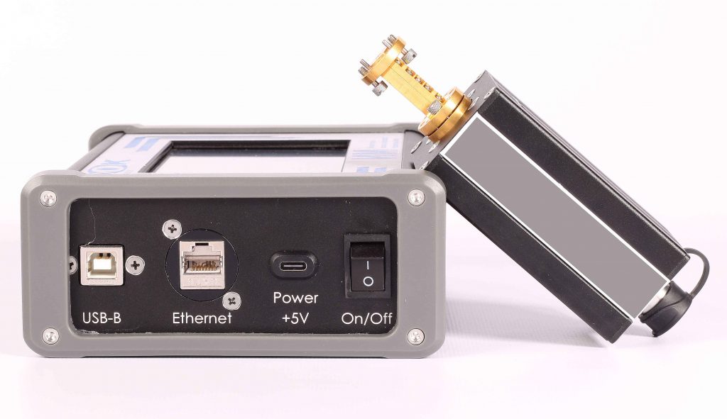 ELVA-1 Mm-Wave High Sensitive Power Meter (rear panel view)